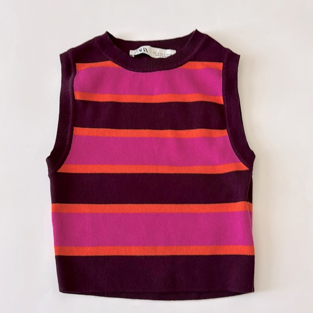 Zara sweater tank. Size small. In excellent condition!